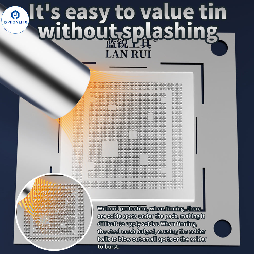 LanRui P08 Tin Explosion-proof Gasket for Phone CPU IC Soldering