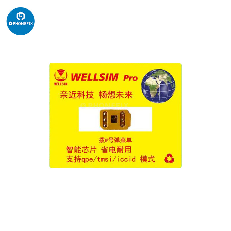 WELLSIM Pro Unlock Card Solves iPhone SIM Carrier Invalid Issue