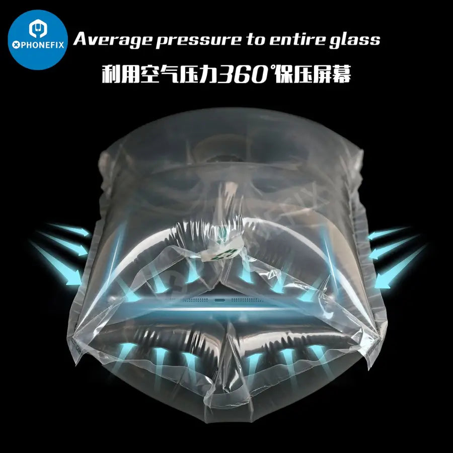 2UUL Air Press Bag For Phone Tablet Glass Screen Repair