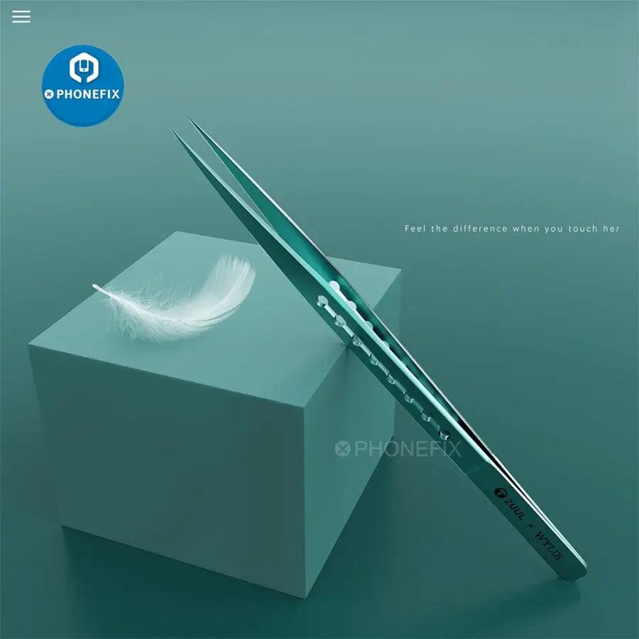 2UUL Ti11 Titanium Alloy Tweezers iphone fingerprint Tweezers - CHINA PHONEFIX