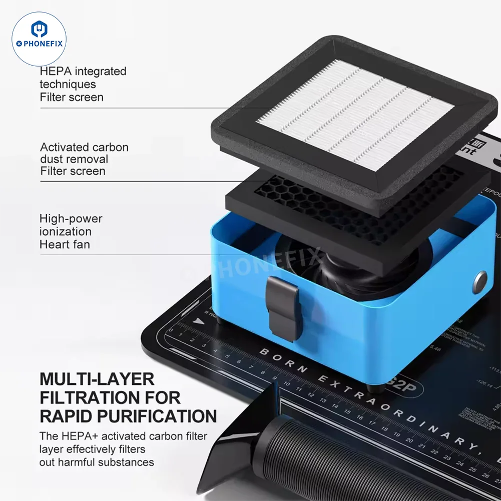 MaAnt YL01 Desktop Smoke Fume Extractor for Phone Soldering Repair - CHINA PHONEFIX SHOP Team