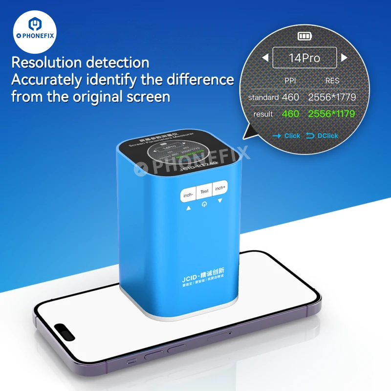 JCID RT240 Screen Resolution Refresh Rate Parameters Measurer