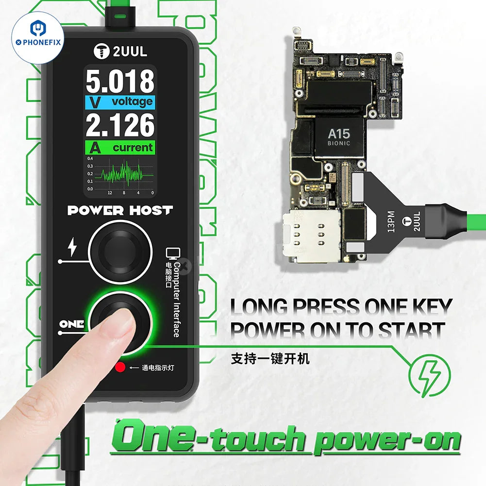 2UUL PW15 Power Host One-click Power-on for Mobile Phone Repair