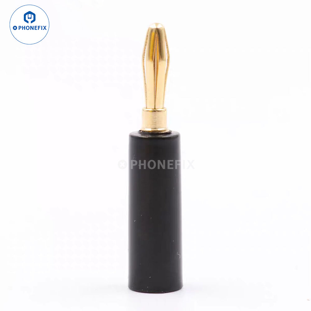 4MM Gold Plated Brass Banana Plug Connector DC Power Supply