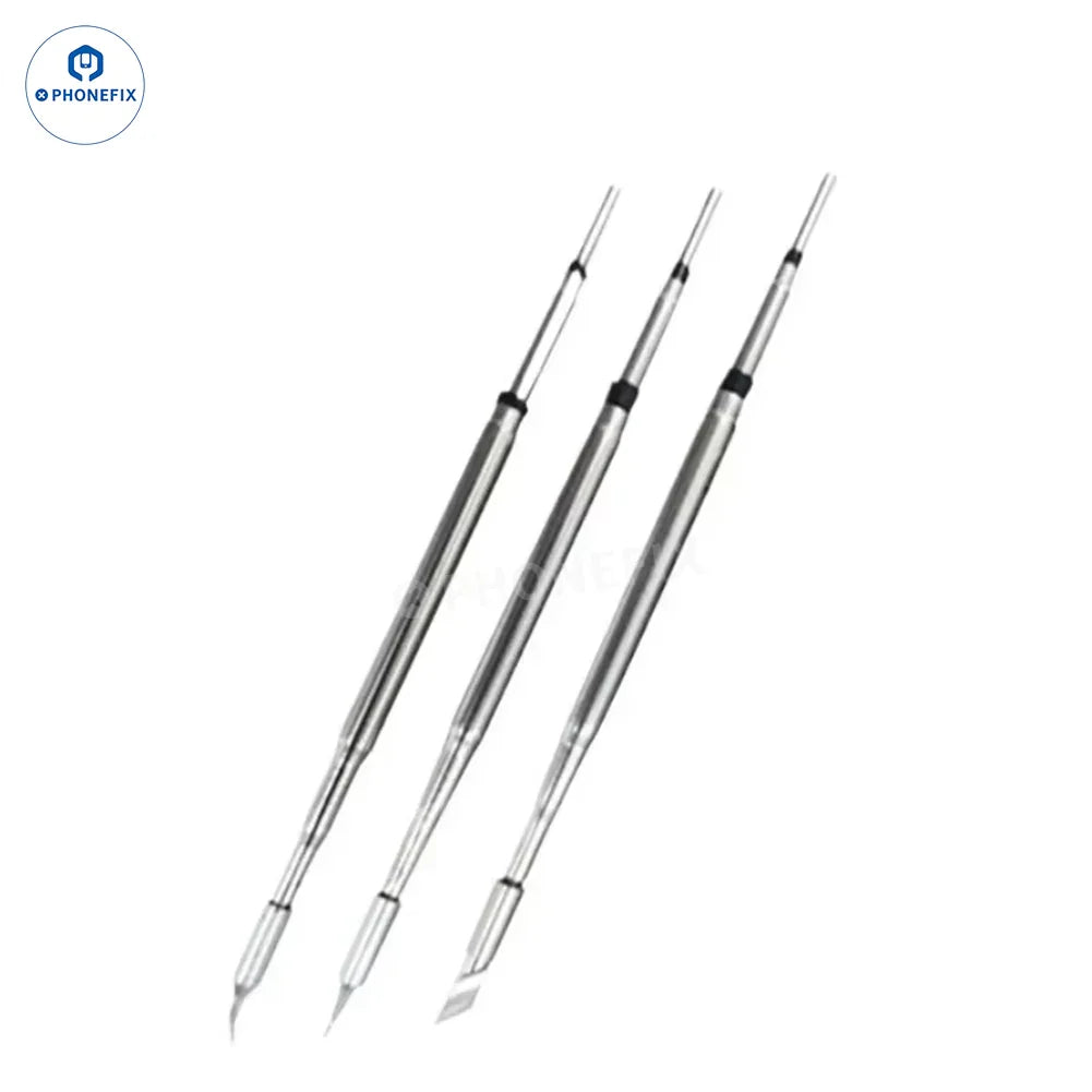 YCS Repairer C210 C245 C115 Long Knife Edge Soldering Iron Tips