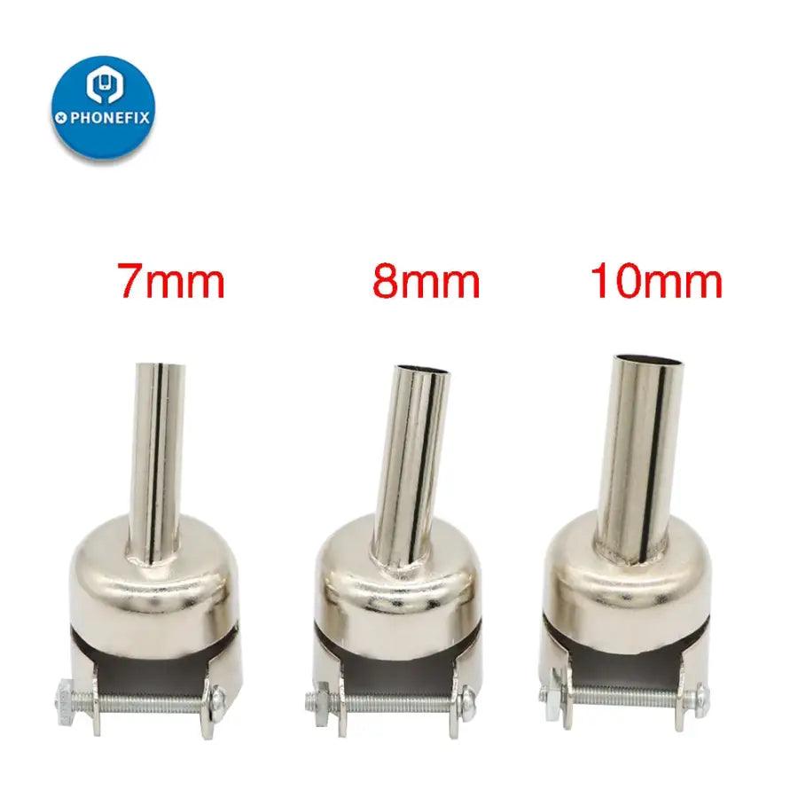 45 Degree Curved Nozzles Replaceable for Hot Air Soldering