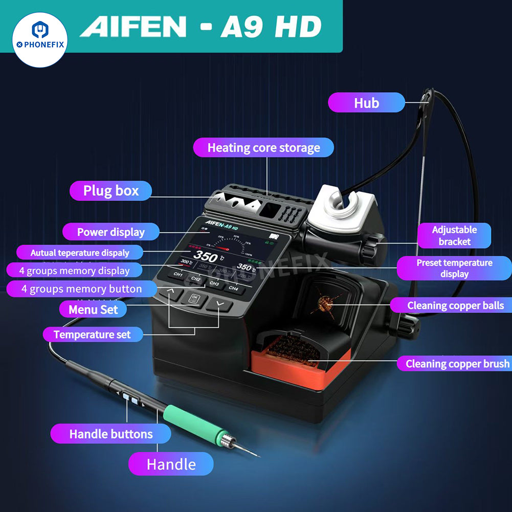 AIFEN A9HD Precision Soldering Station High Power Welding Tools