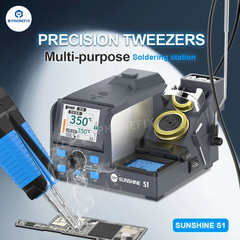 Sunshine S1 S2 Soldering Tweezers T210 BGA Rework Station - CHINA PHONEFIX SHOP Team