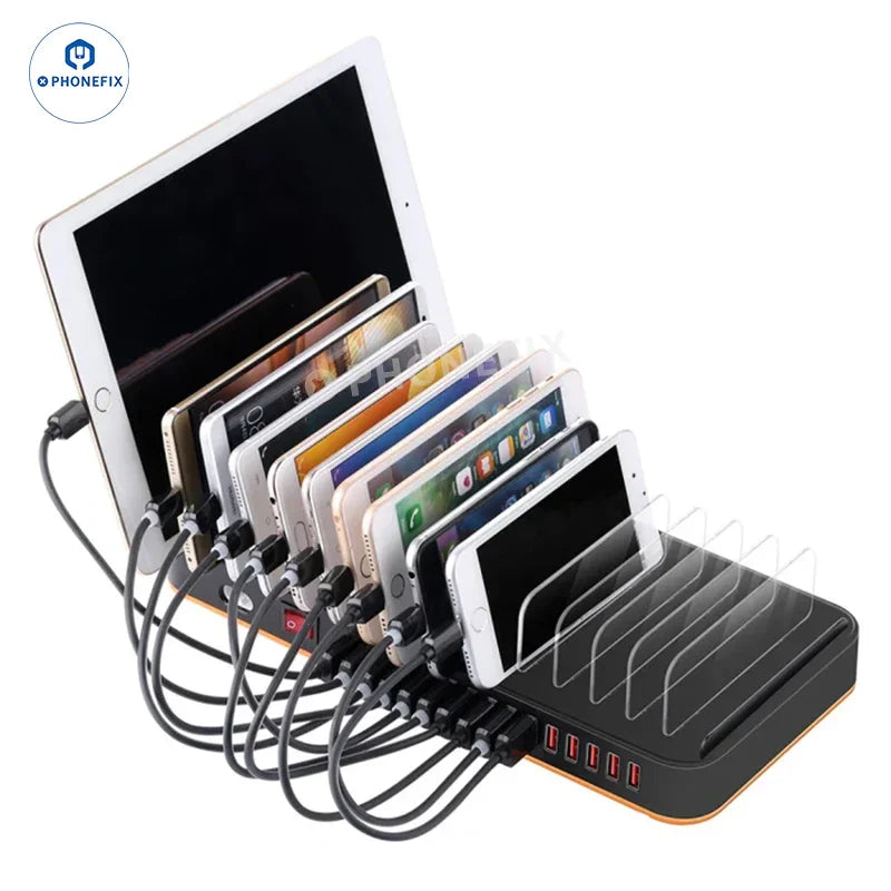 WLX 815 815P USB Charging Station with Storage Rack for Phone Tablet - CHINA PHONEFIX SHOP Team