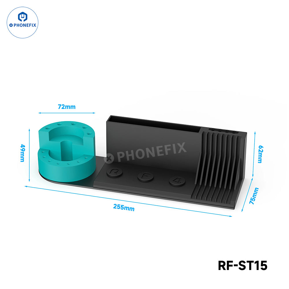 RF4 RF-ST15 RF-ST16 Multifunctional Screwdriver Storage Rack with Stencil Solder Paste Storage Function for Mobile Phone Welding Repair - CHINA PHONEFIX SHOP Team
