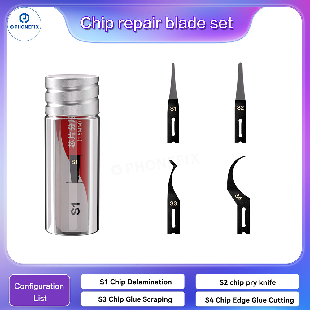i2C Chip Repair Blade Set for CPU/IC Disassembly Delamination - CHINA PHONEFIX SHOP Team