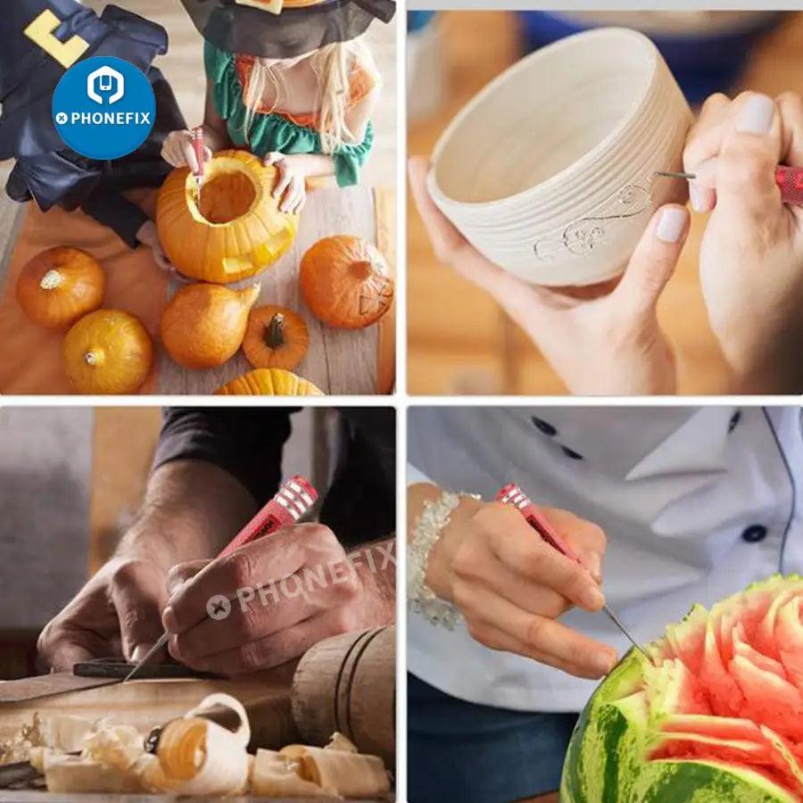 5 in 1 Prime Craved Scribe Kits Set DIY Cutting Tool Chisel