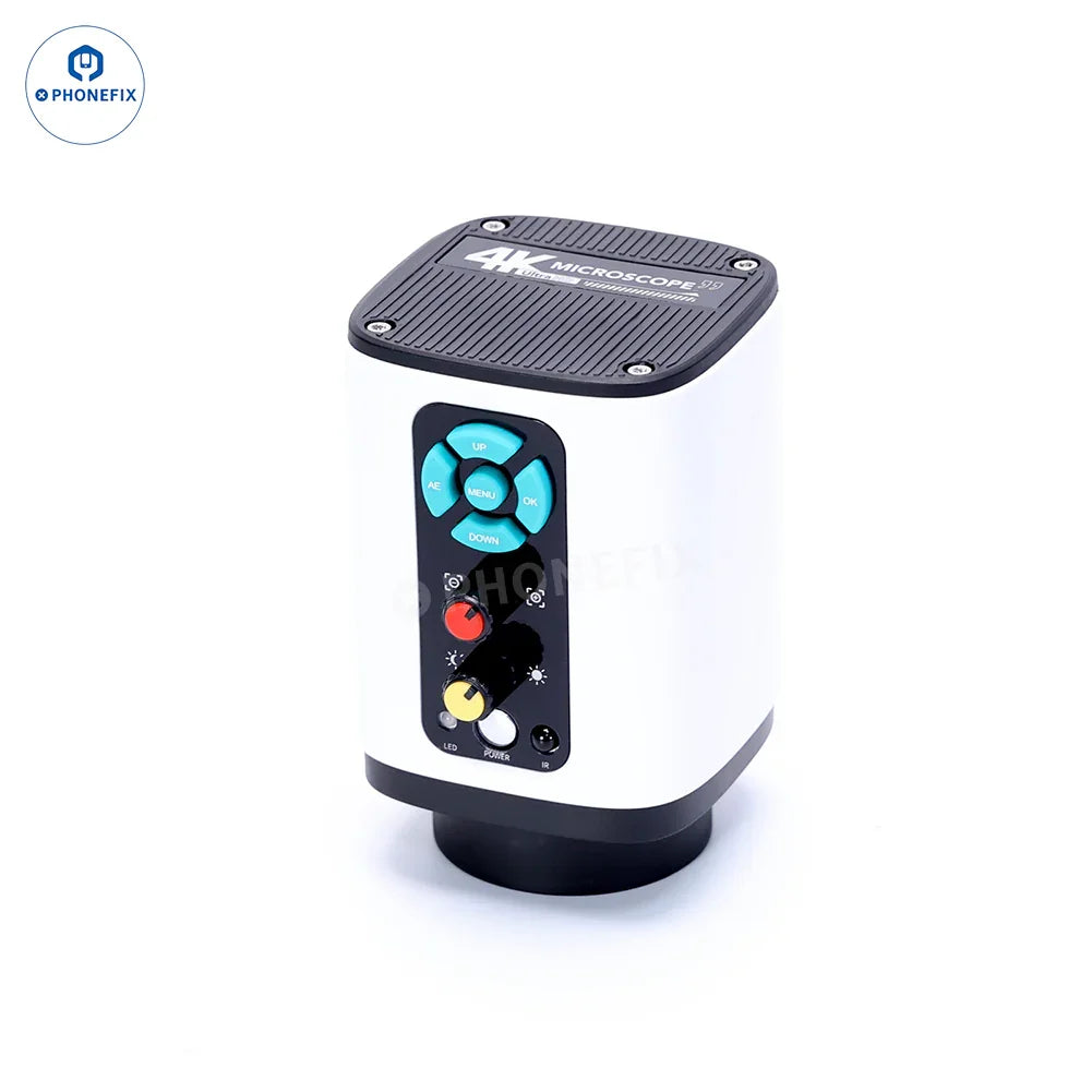4K Ultra HD Microscope Camera Integrated Lens Light for Phone Repair