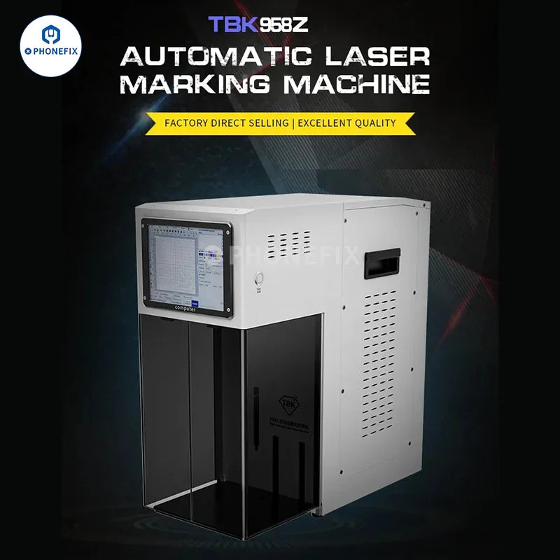 TBK 958Z Purple Light Laser Marking Machine Phone Back Glass Removal - CHINA PHONEFIX SHOP Team