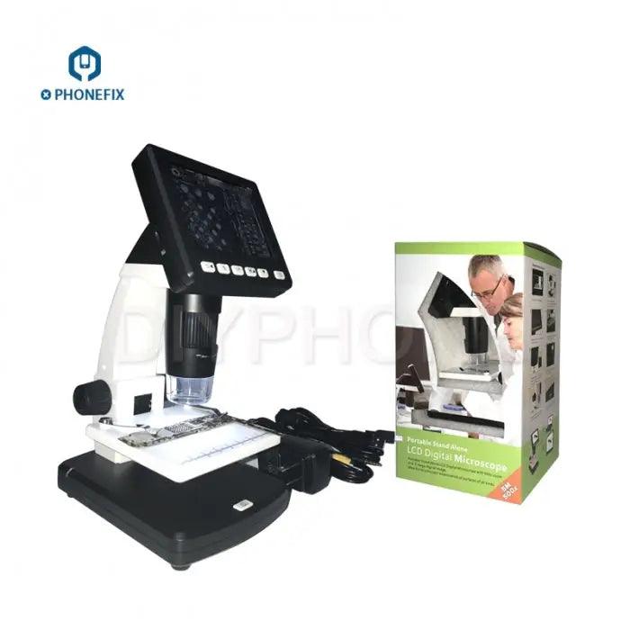 600X 3.5" HD Digital Microscope with Camera Video Recorder - CHINA PHONEFIX