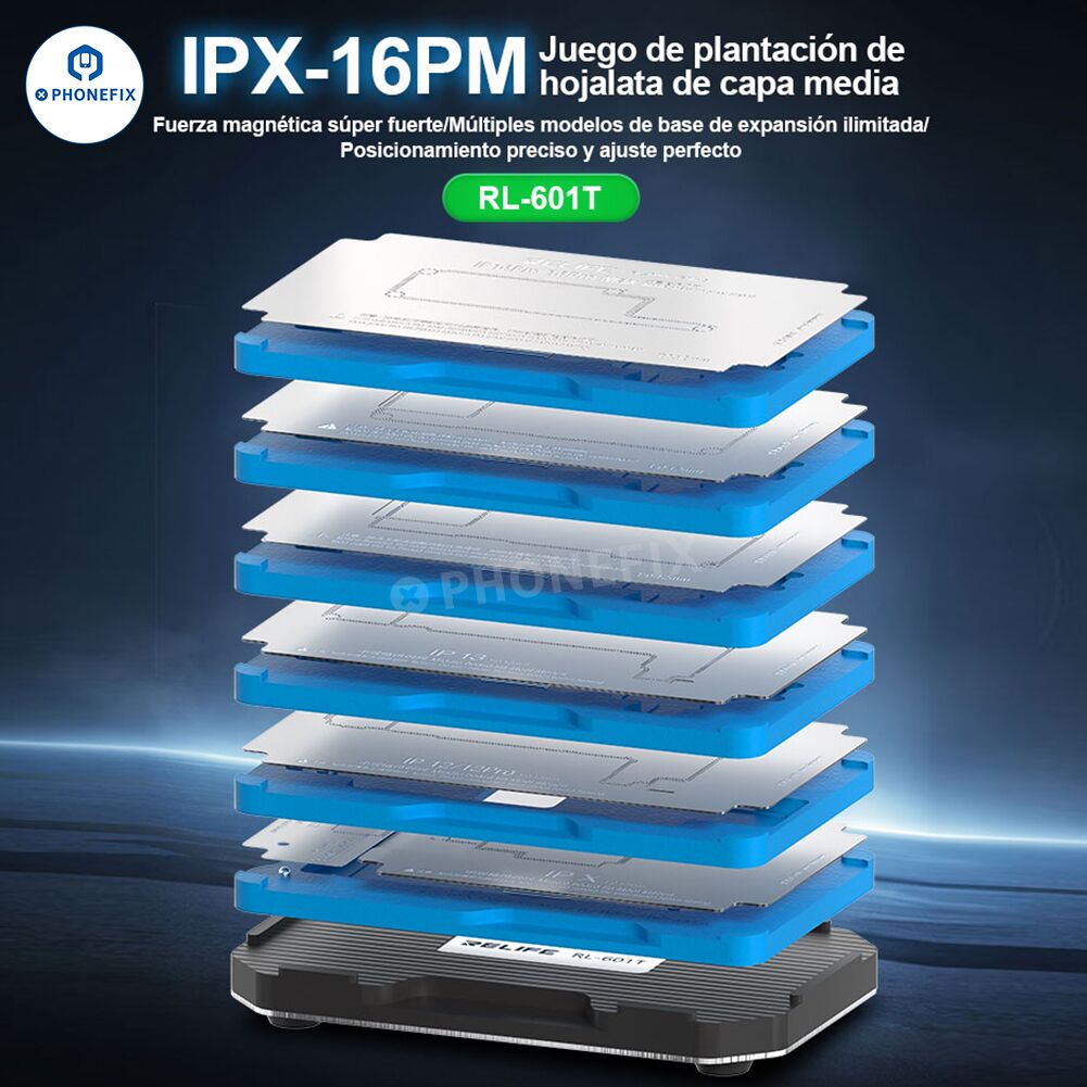 RL-601T iPhone X-16 Middle Layer BGA Reballing Planting Tin Platform