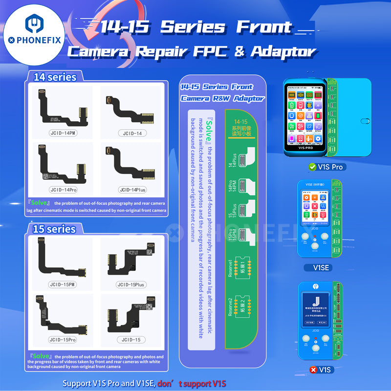 JCID Front Camera Repair FPC Cable For iPhone 14-17 Pro Max