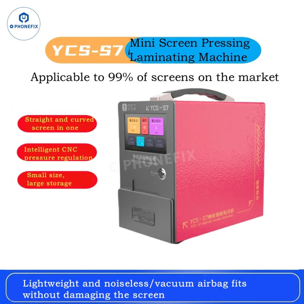 YCS Laminating Bubble Removal Phone Screen Refurbishment Machine