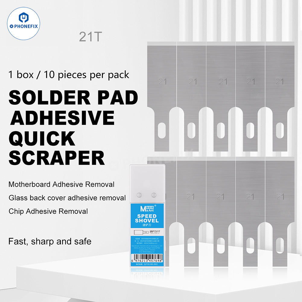 MaAnt 21T 4T Speed Shovel PCB Cutting Blade CPU Glue Remover