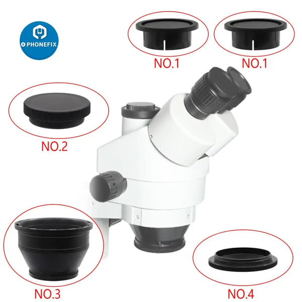 7X-45X 3.5X-90X Trinocular Stereo Industrial Microscope