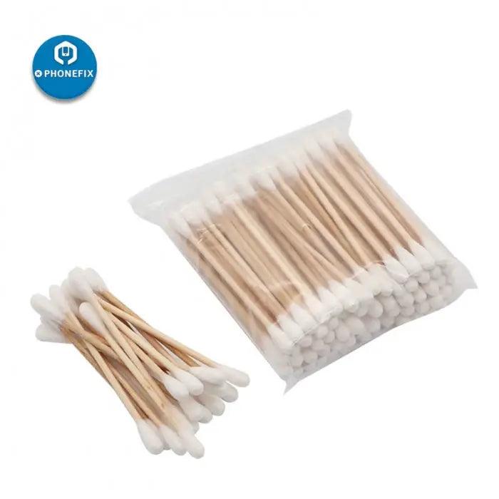 80Pcs/ Pack Double Head Cotton Swabs Buds Cleaning Tools - CHINA PHONEFIX