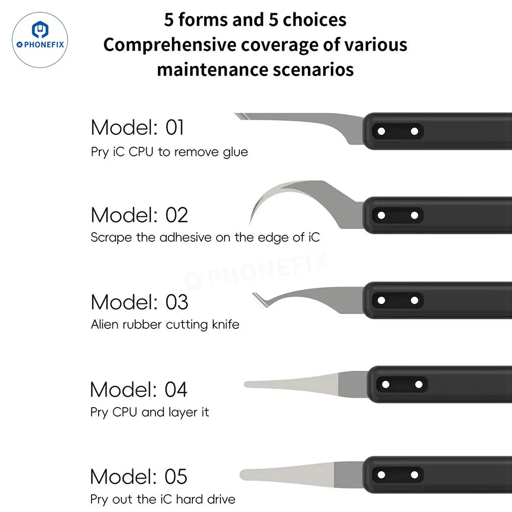 PHONEFIX Hand Polished Integrated Blade PCB IC Removal Tool - CHINA PHONEFIX SHOP Team