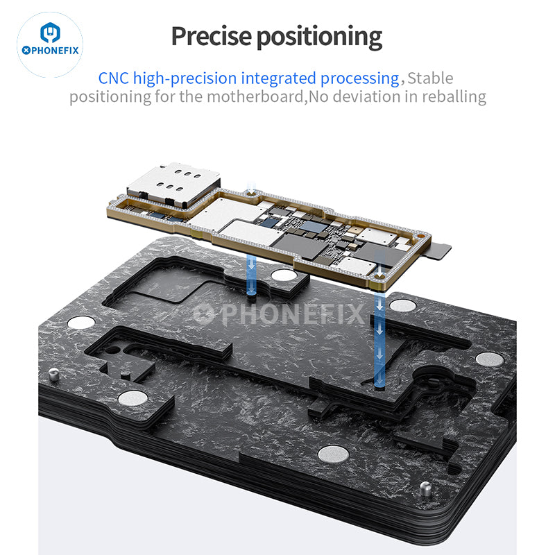 QianLi iPhone 15 Series Middle Frame Reballing Platform 6 In 1 Set