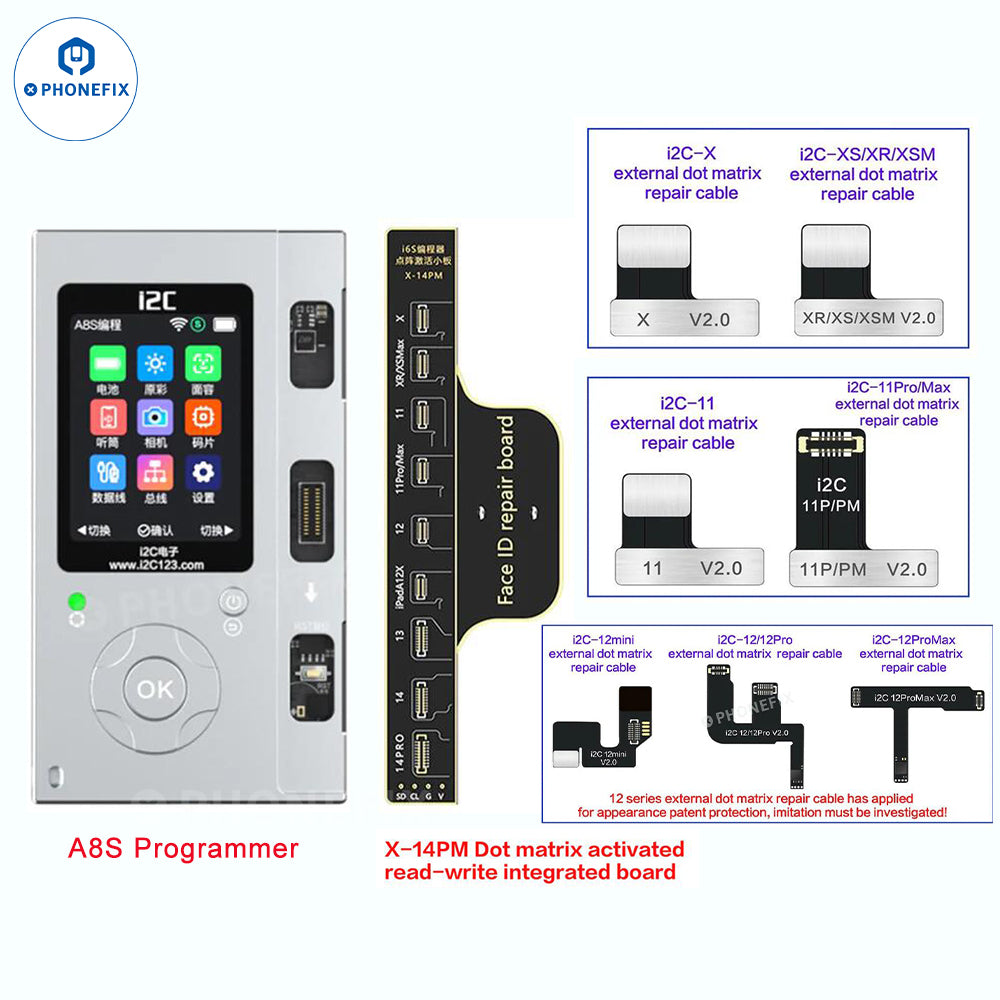 i2C Dot Matrix Repair Cable Fix iPhone Face ID Without Soldering