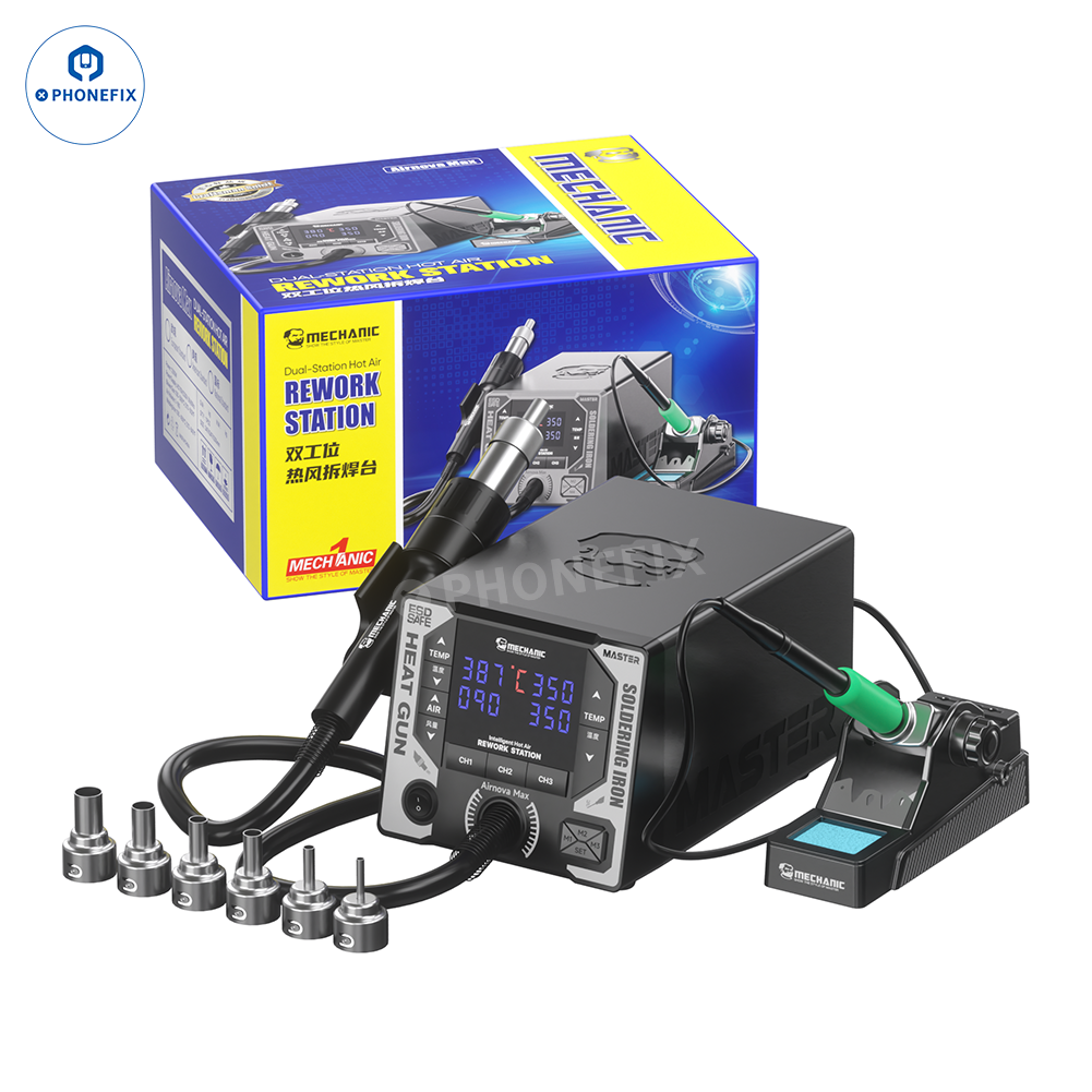 MECHANIC AIRNOVA 1200W Hot Air Rework Station for Phone Repair - CHINA PHONEFIX SHOP Team