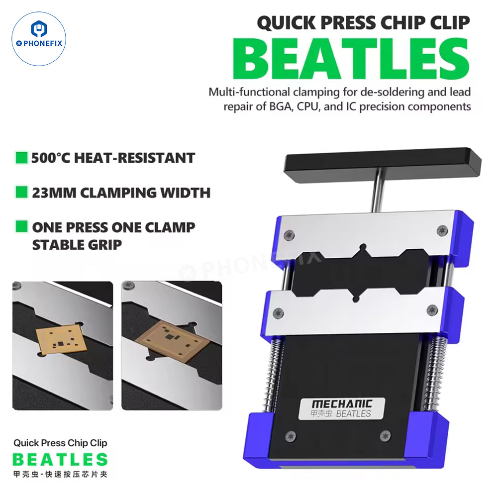 MECHANIC BEATLES Quick Press Chip Clip – BGA IC Soldering Fixture - CHINA PHONEFIX SHOP Team