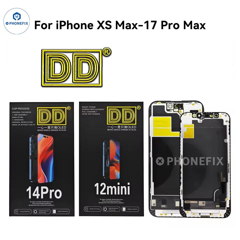 DD OLED Screen Assembly Replacement for iPhone 11-17 Pro Max