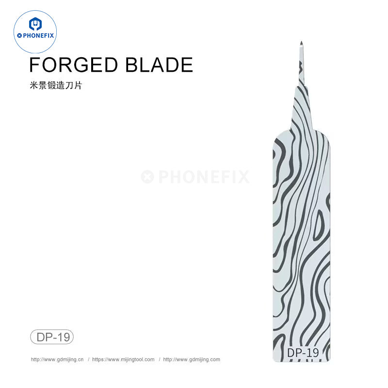 MiJing Non-Magnetic Forged Blade Screen Holder Glue Remover Knife