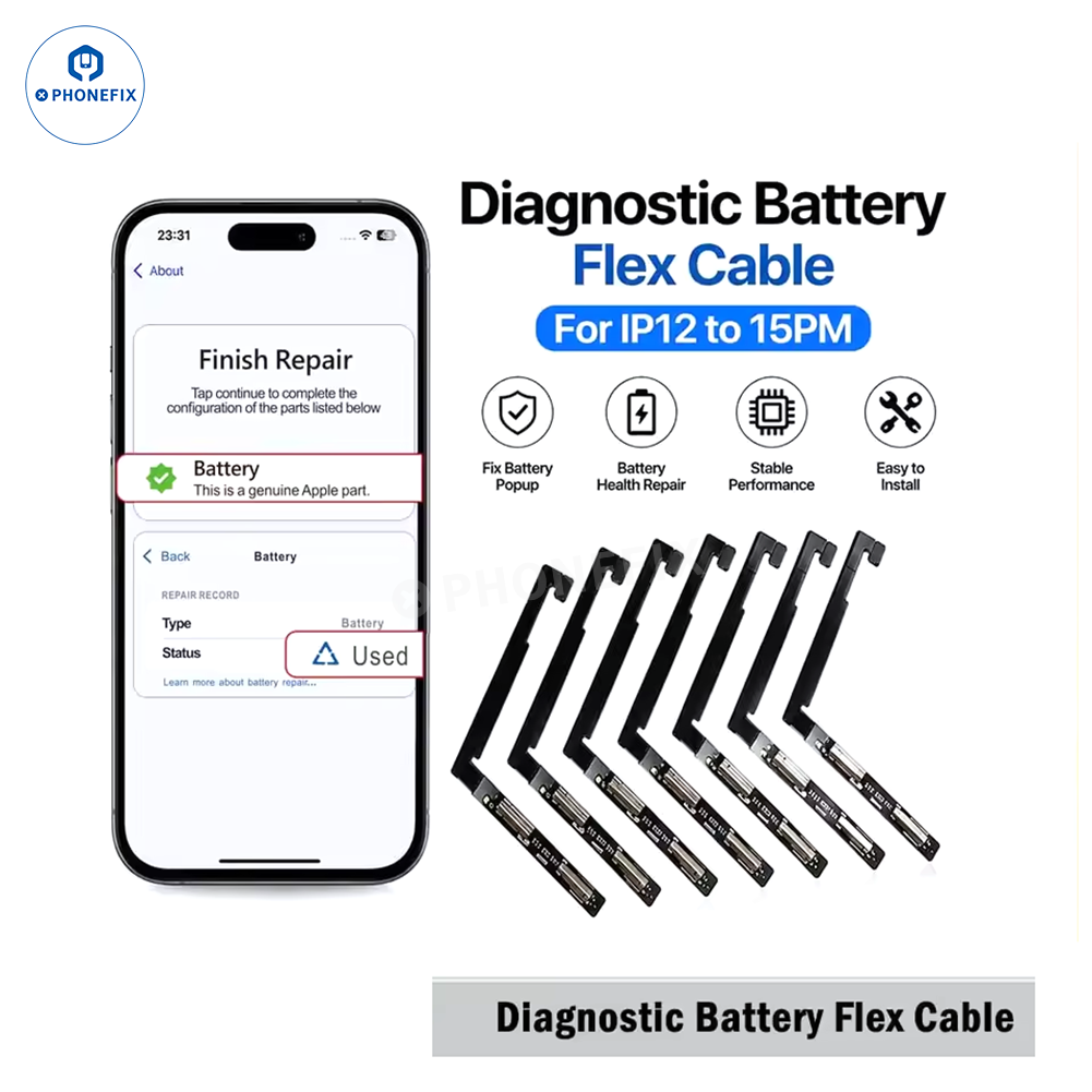 For iPhone X-16 Pro Max Battery Protection Board Flex Cable 0 Cycle