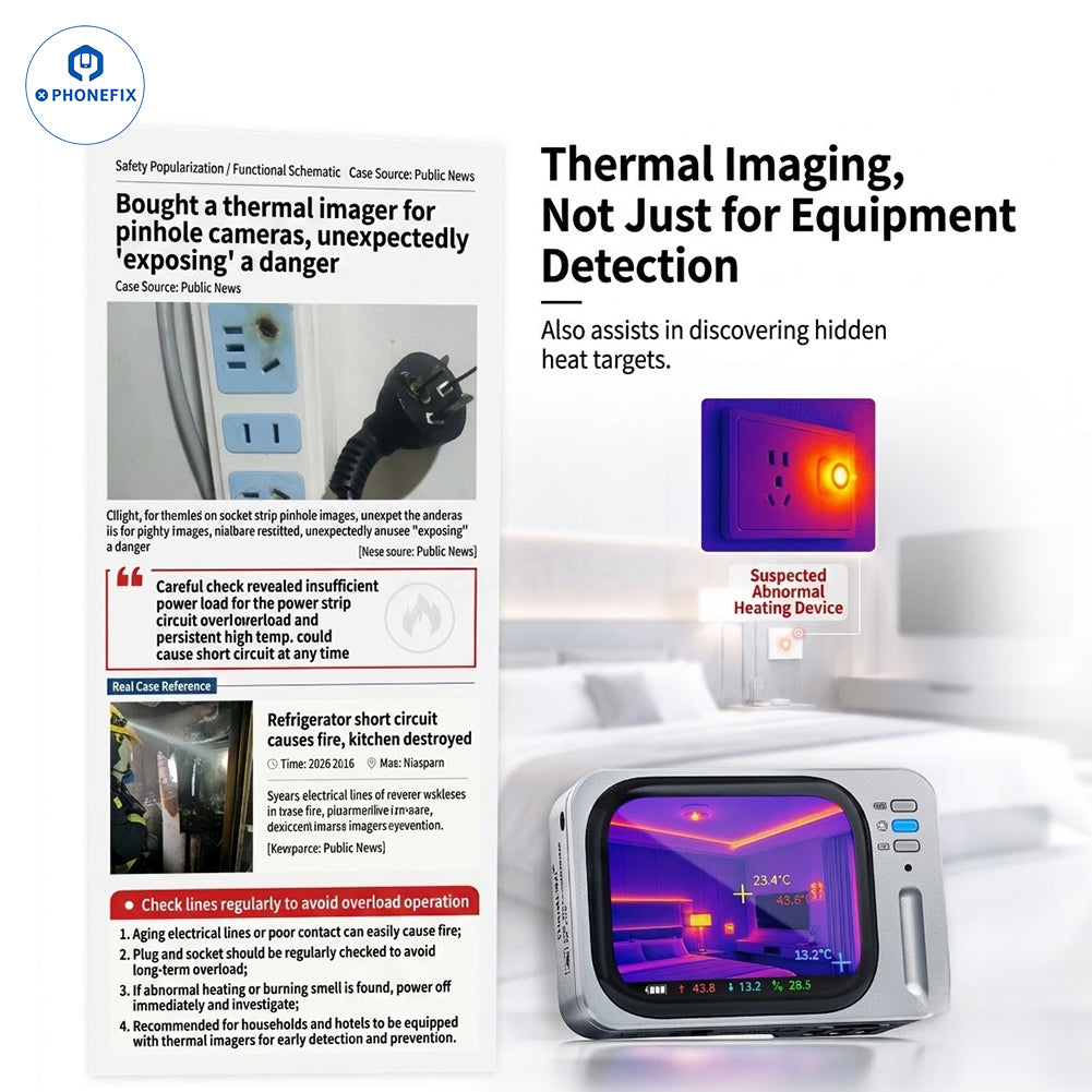 QIANLI Fire Eye Ultra Thermal Camera for Phone PCB Fault Diagnosis - CHINA PHONEFIX SHOP Team