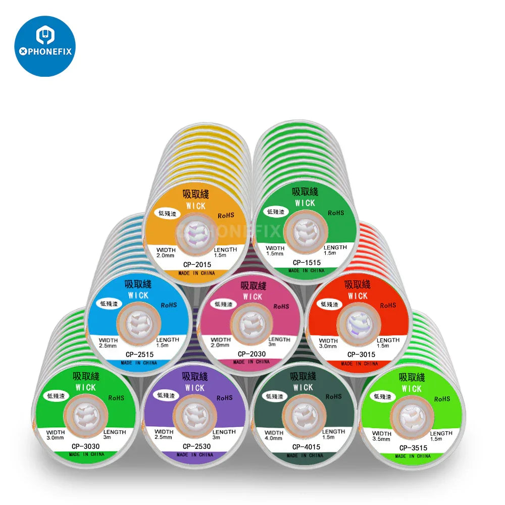 Flux Desoldering Braid Solder Remover Pure Copper Absorption Wire