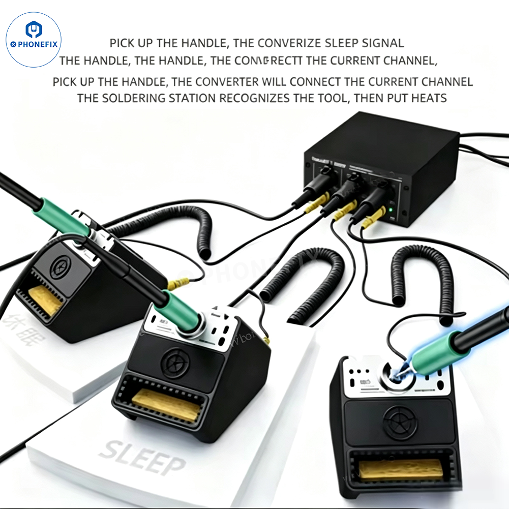 Qianli H3T Triple Channel Soldering Iron Station Expansion Adapter - CHINA PHONEFIX SHOP Team