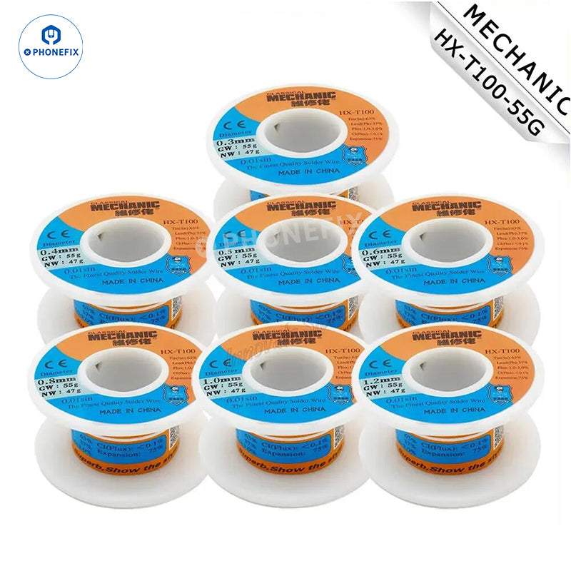 MECHANIC Sn63% Pb37% Rosin Core Tin Solder Wire For Phone BGA Repair
