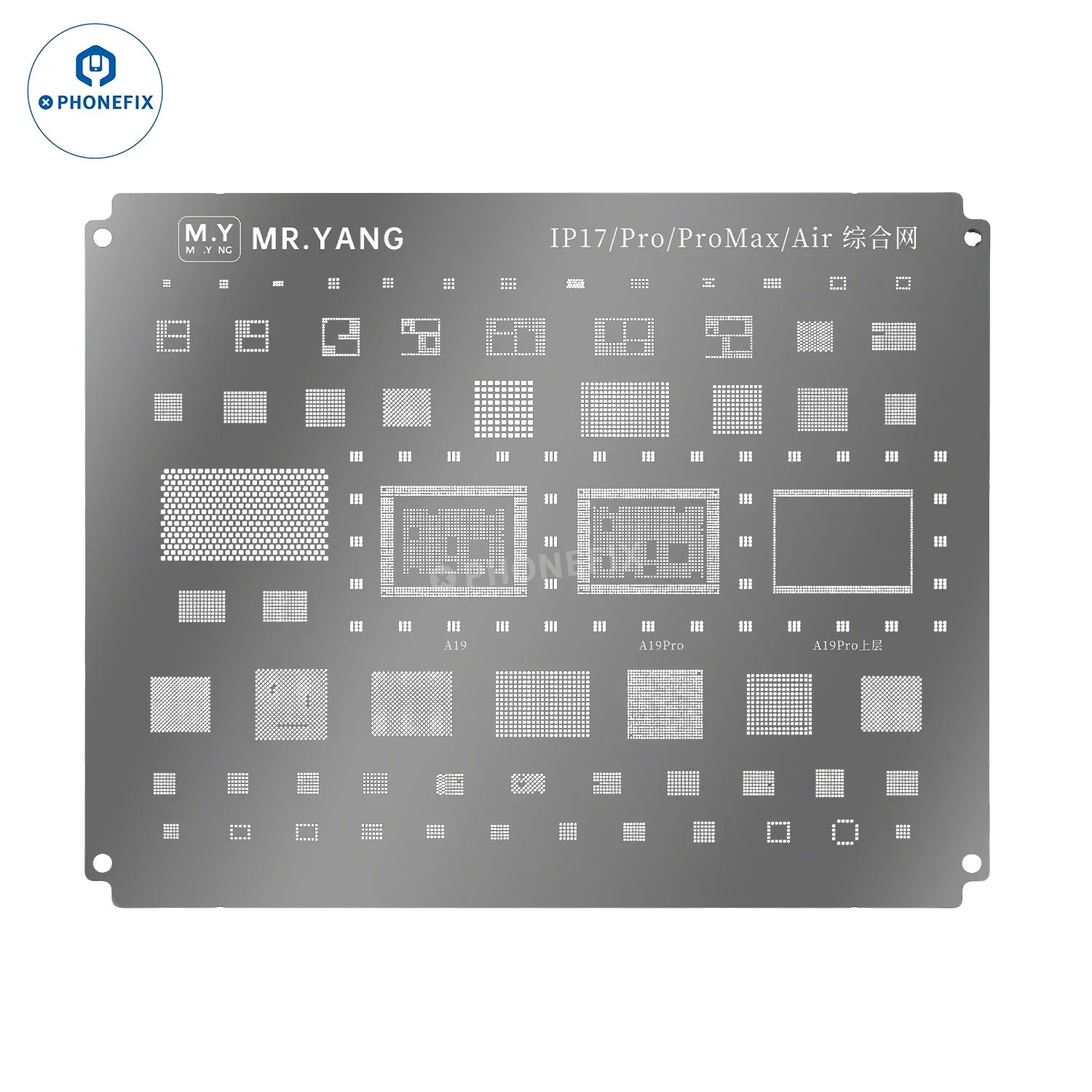 YCS M.Y Comprehensive Reballing Stencil for iPhone Drones Laptop