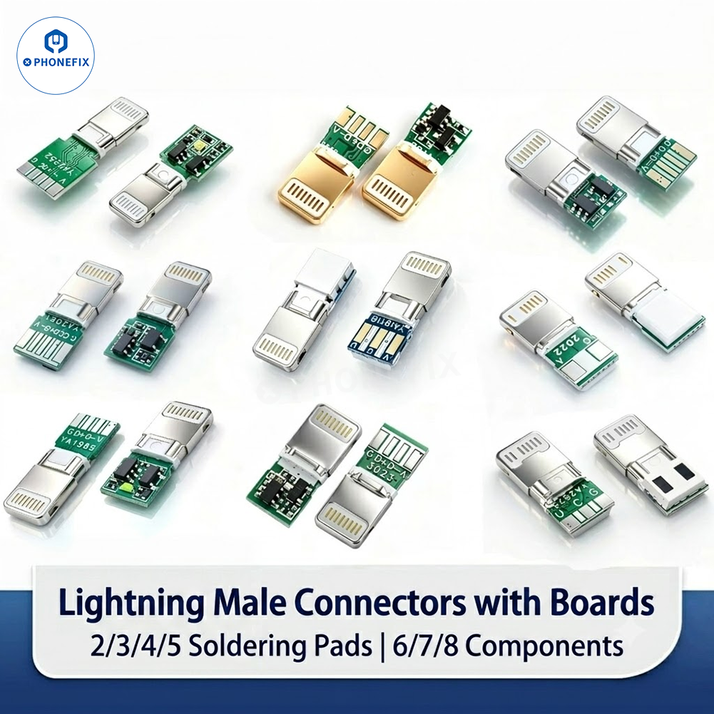 Lightning 8-Pin Male Connector with PCB Board PD Fast Charging