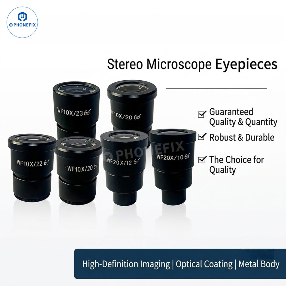 30mm Non-Diopter 10X 20X Eyepiece for Stereo Microscopes - CHINA PHONEFIX SHOP Team