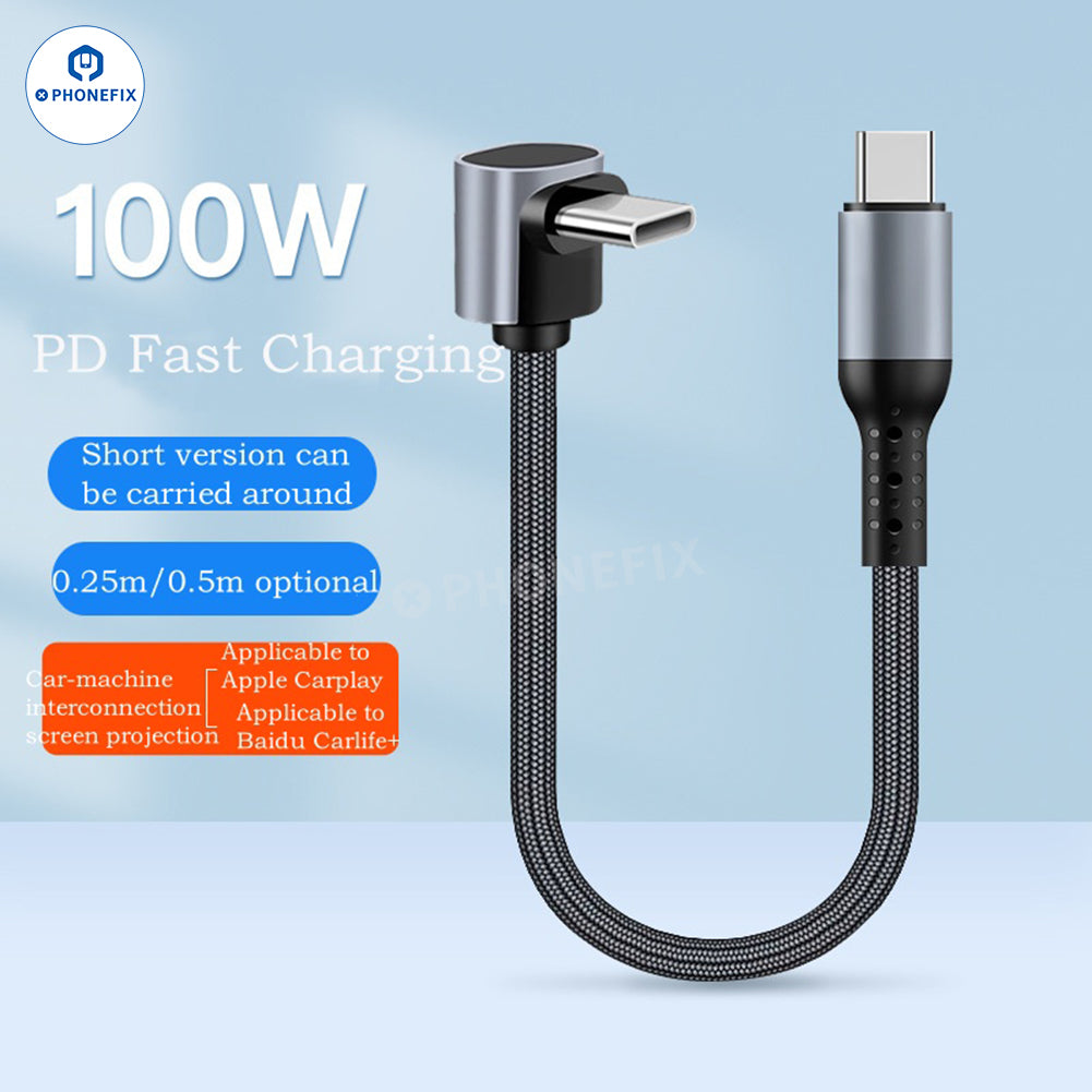 Elbow PD Fast Charging Data Cable Type-C Lightning for Mobile Phone