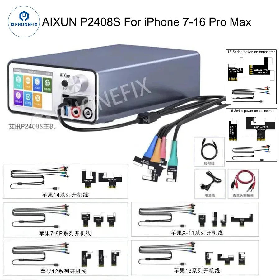 AIXUN P2408S Regulated Power Supply For iPhone Android - CHINA PHONEFIX SHOP Team
