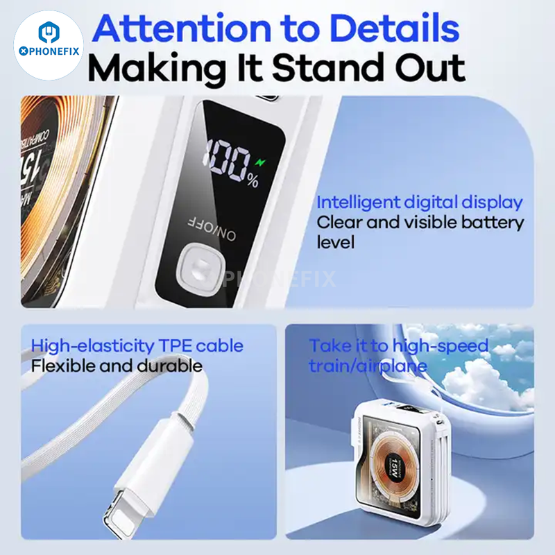 Remax Magnetic Wireless Fast Charging Portable Power Bank