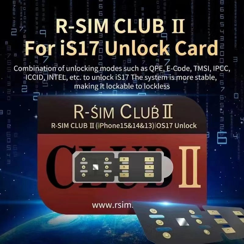 R-SIM18 CLUB For iPhone 14 5G Unlock Cards TMSI eSIM ICCID IPCC