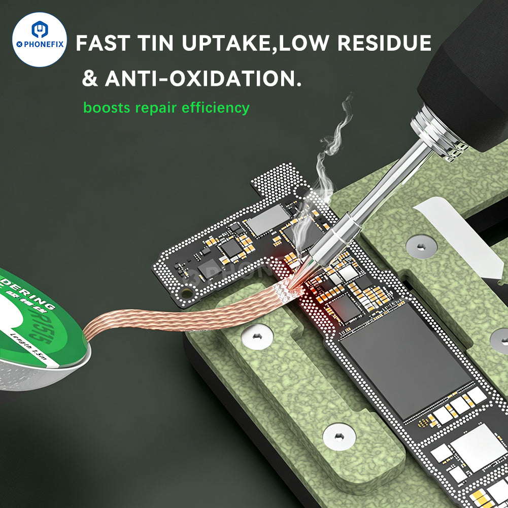 RF4 R1515 R2015 Low-Residue Desoldering Wick for PCB BGA Repair - CHINA PHONEFIX SHOP Team