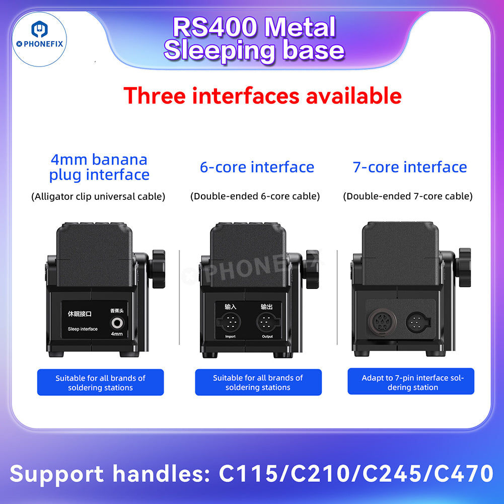 i2C RS300 RS400 C115 C210 C245 C470 Soldering Handle Sleep Base