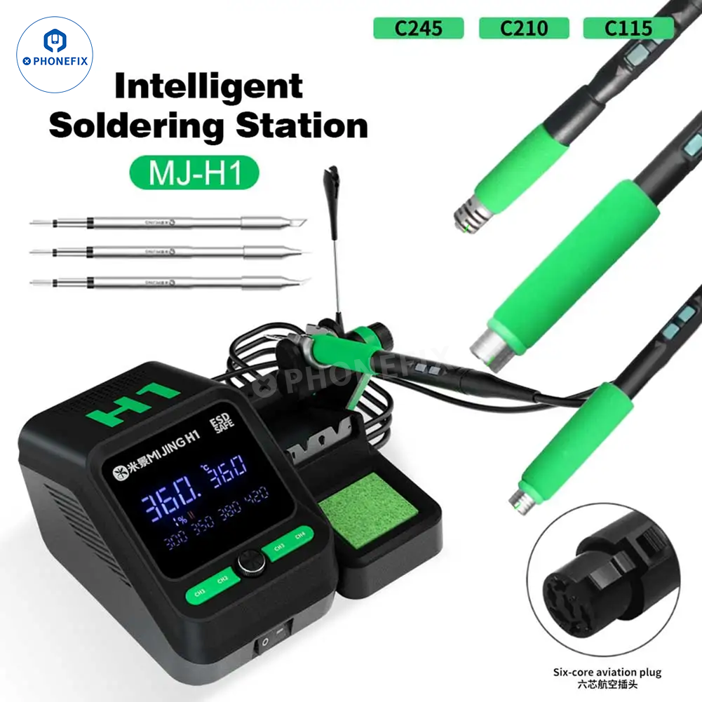MIJING H1 Digital Soldering Station Compatible T210 T115 T245 Handle
