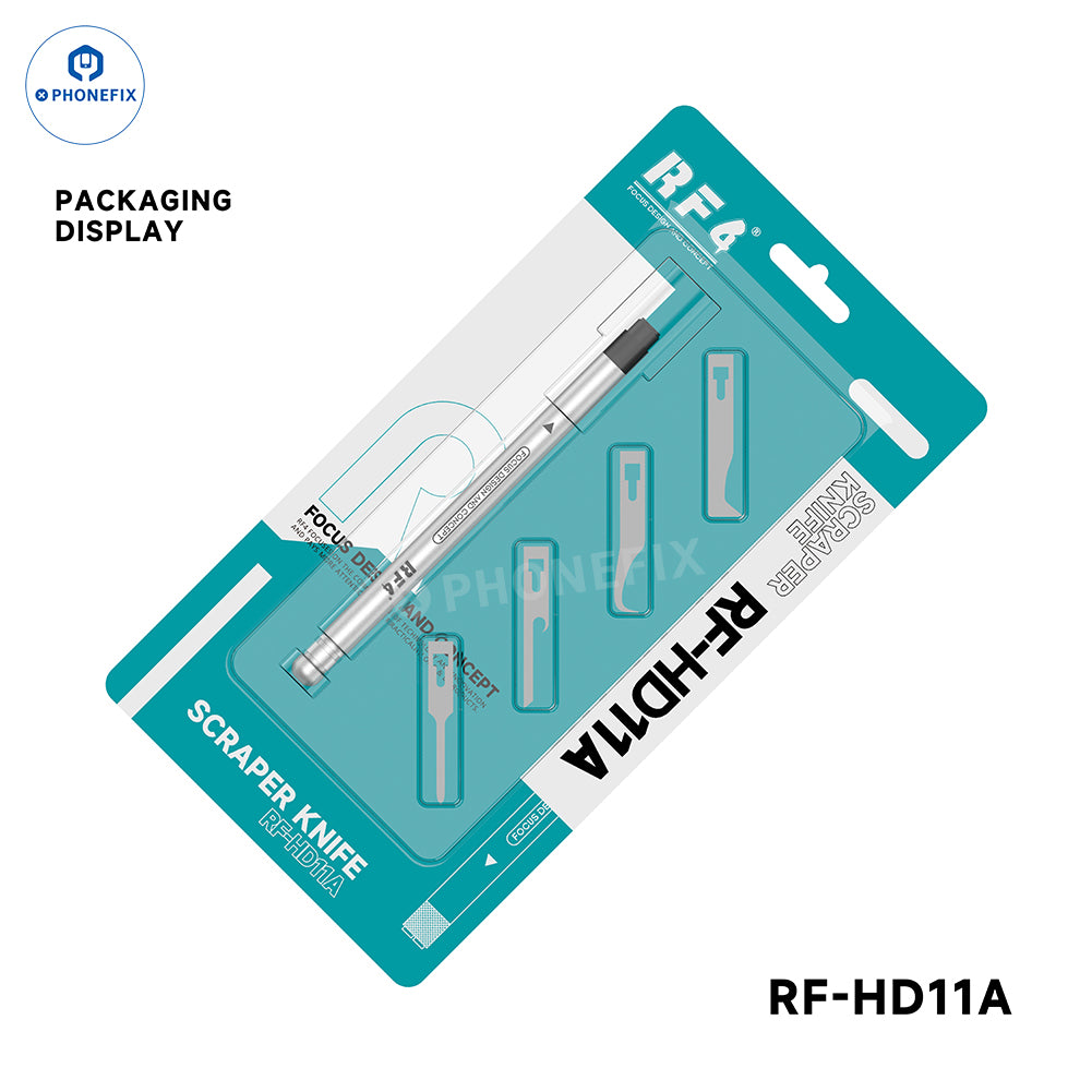 RF4 RF-HD11A RF-HD12B RF-KH13A Phone Repair Blade Scraper Set