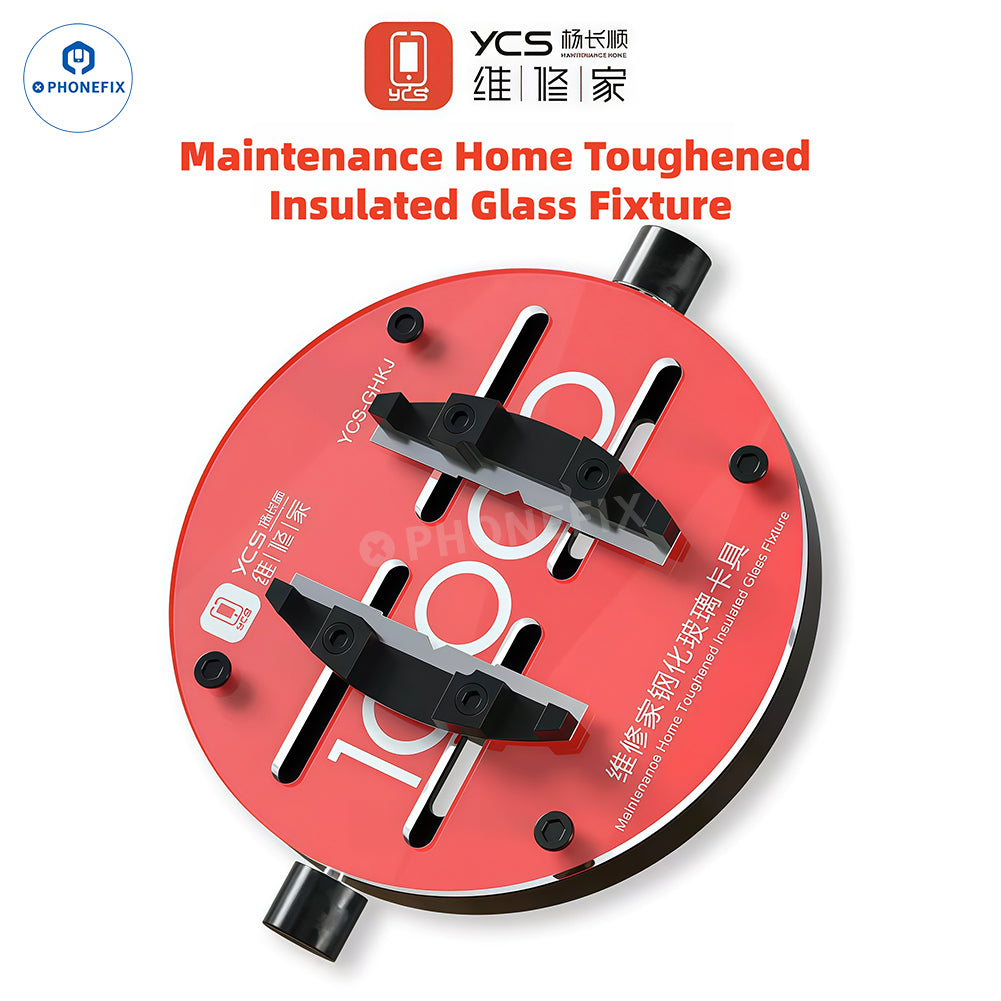 YCS GHKJ Tempered Glass Fixture Mobile PCB Chip Soldering Clamp