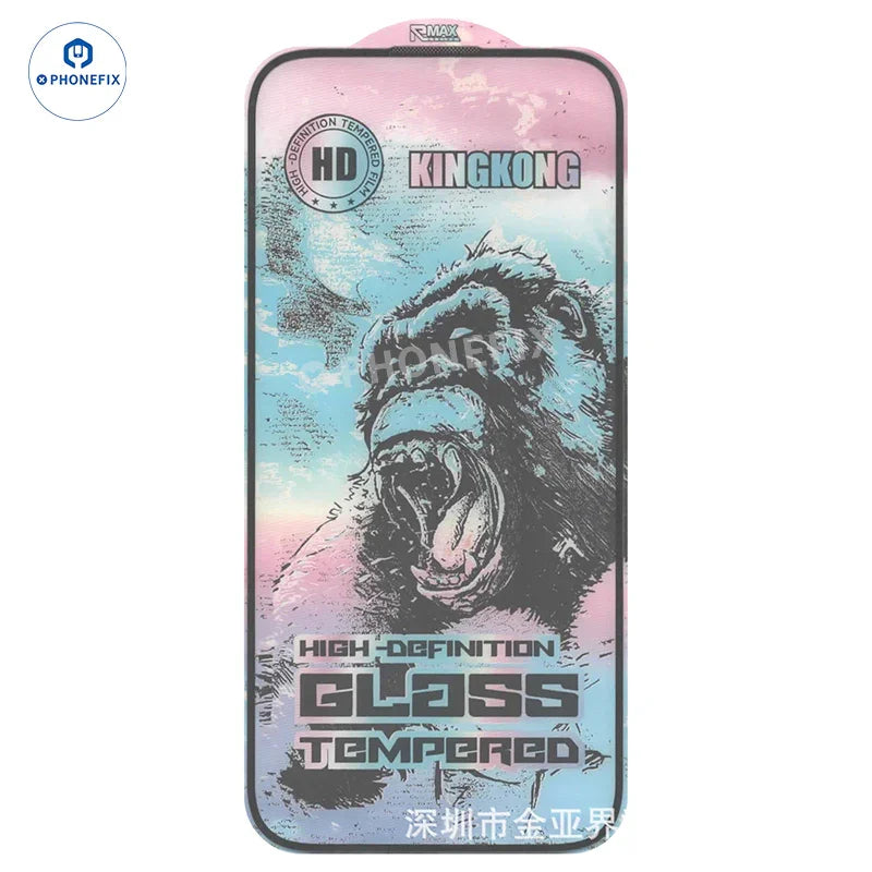 High Aluminum Tempered Glass Protective Film for iPhone X–17 Pro Max